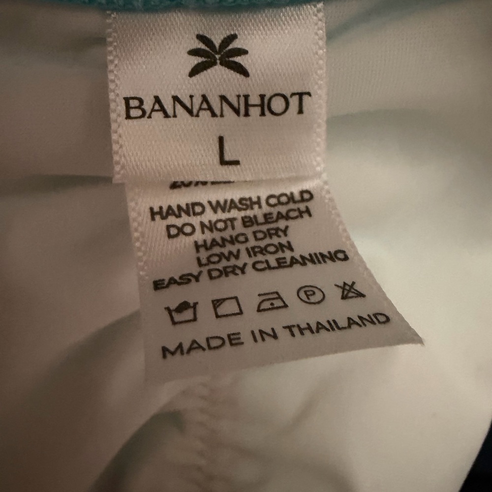 Bananhot Aqua Bikini Bottoms Ruched Adjustable L Fits M New With Tags - Picture 8 of 8